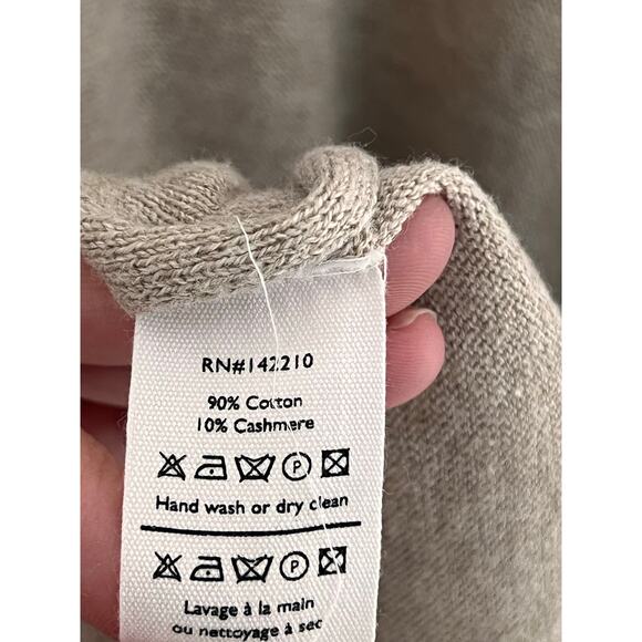 MerSea Charleston Cotton Cashmere Travel Shawl Wrap Mink Ruffle Women's One Size - Picture 8 of 10